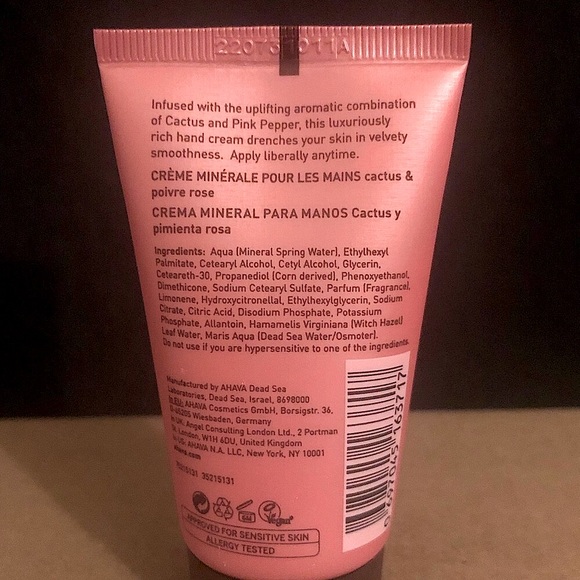 AHAVA Deadsea Water Mineral Handcream - Picture 5 of 5